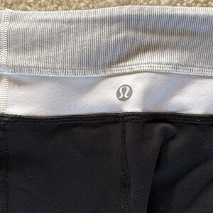 Lululemon Athletica Black and Gray Leggings